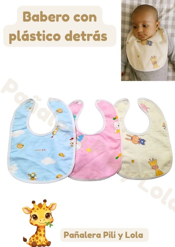 Producto - Babero con plástico detrás (Consultar modelo disponible)