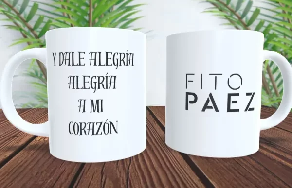 Producto - Taza - Fito paez frase 1
