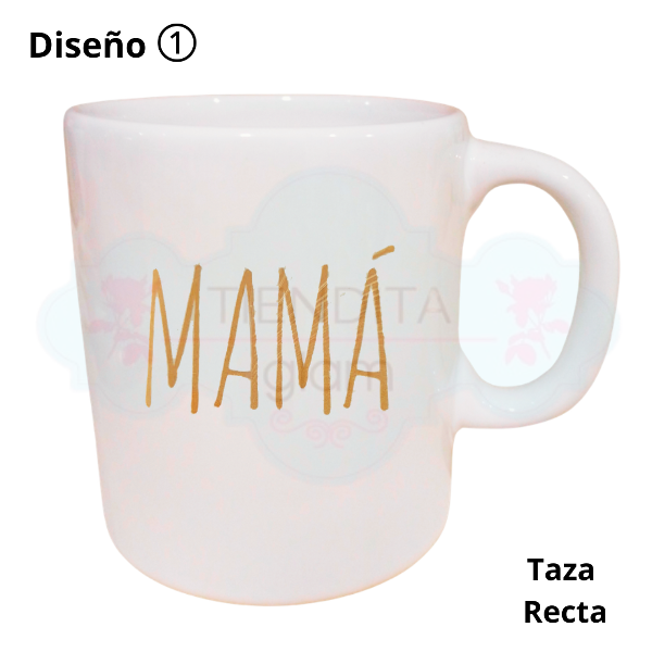 Producto - TAZA DECO BLANCA Y DORADA DÍA DE LA MADRE - 11