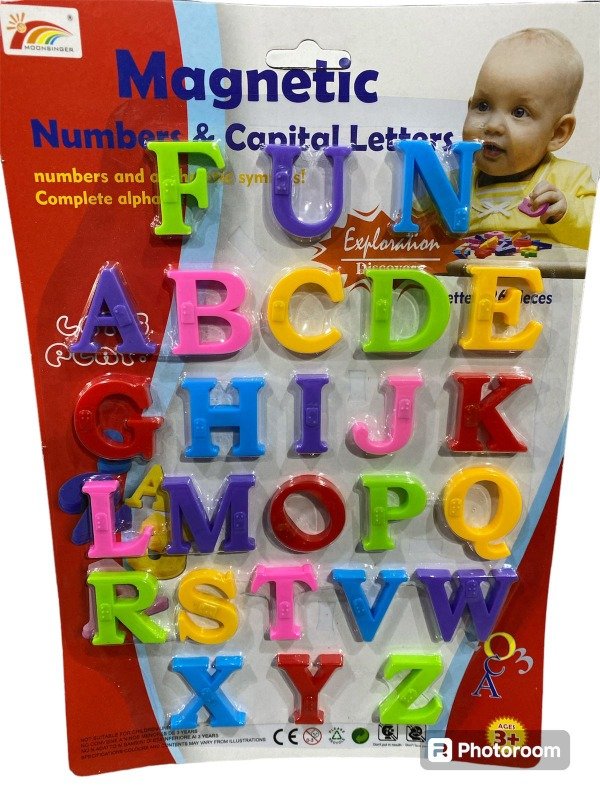 Producto - JUEGO DE LETRAS MAGNÉTICAS / MAGNETIC ALPHABET CAPITAL LETTERS