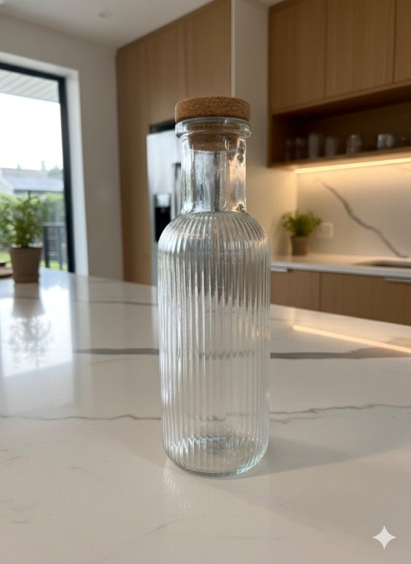 Producto - Botella corcho transparente