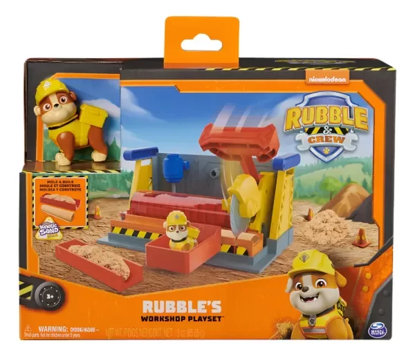 Producto - Rubble Crew Playset Workshop Construccion con arena kinetica +  1 Figura