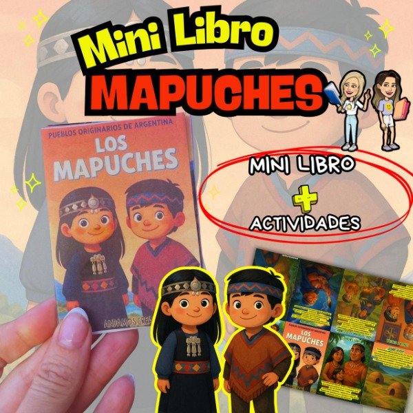 Producto - MINI LIBRO.MAPUCHES. PUEBLOS ORIGINARIOS