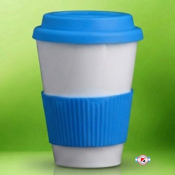 Producto - VASO TÉRMICO SILICONA CELESTE X 12 U