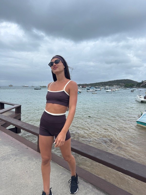 Producto - SHORT STRIP cocoa