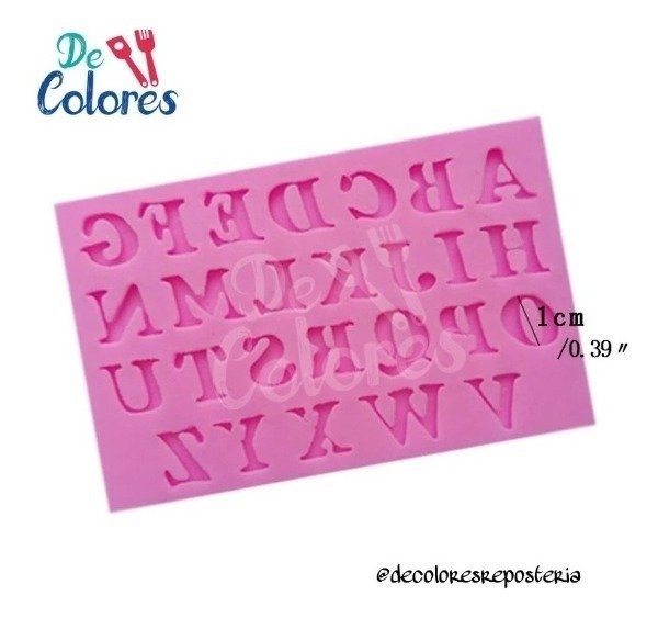 Producto - Molde letras 1 cm