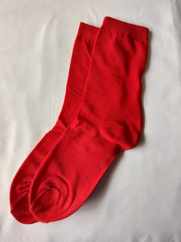 Producto - MEDIAS LISAS - ROJO