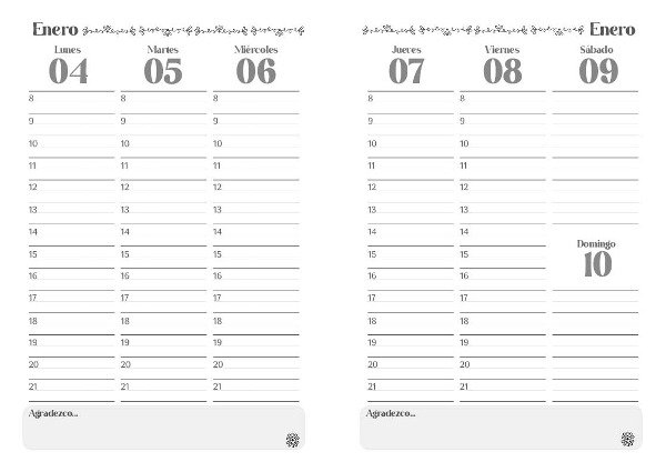 Producto - Agenda semanal 2027 con horario - ARCHIVO DIGITAL - 0