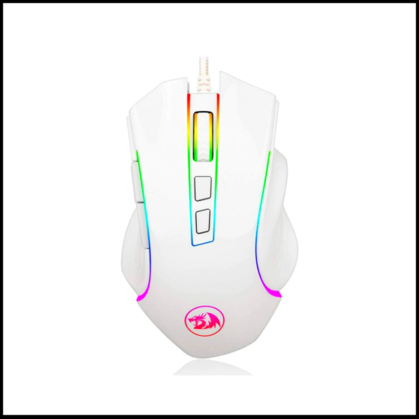 Producto - MOUSE USB REDRAGON GRIFFIN M607 WHITE GAMING
