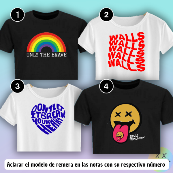 Producto - Crop Top Louis Tomlinson #1