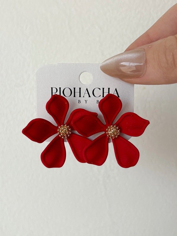 Producto - Aros Dalia (rojo)