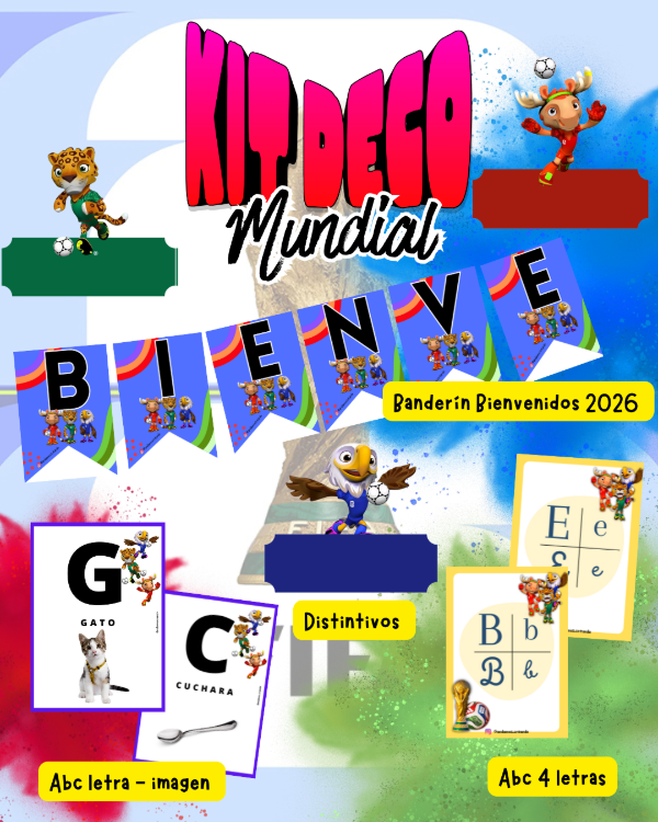 Producto - KIT DECORACIÓN MUNDIAL 2026