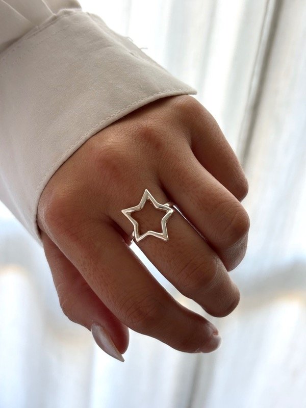 Producto - Anillo estrella calada