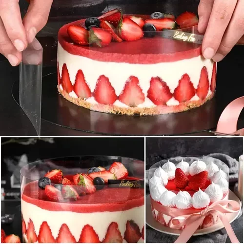 Producto - Cinta acetato para tortas 1 metro x 10 cm
