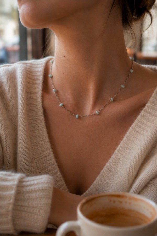 Producto - Gargantilla Amazonita