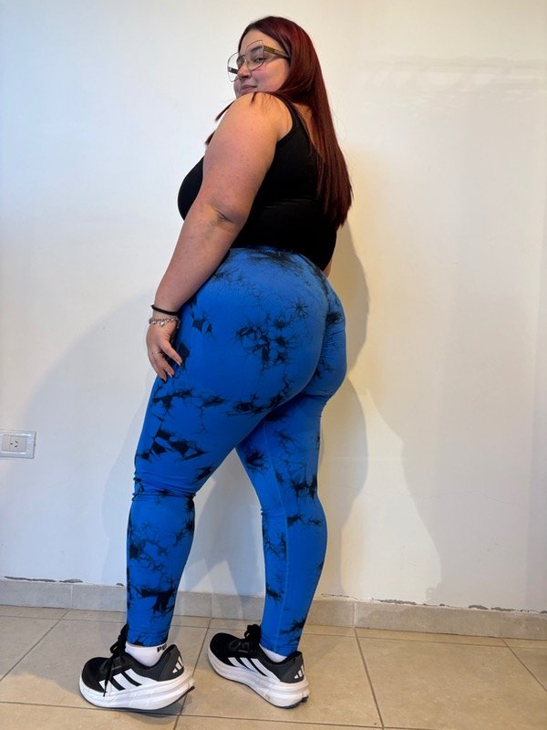Producto - Calza seamless push up batik azul