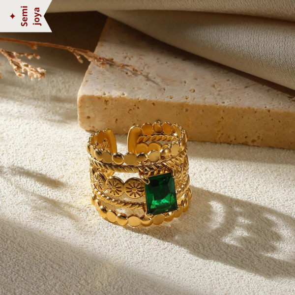 Producto - Anillo Esmeralda Gold