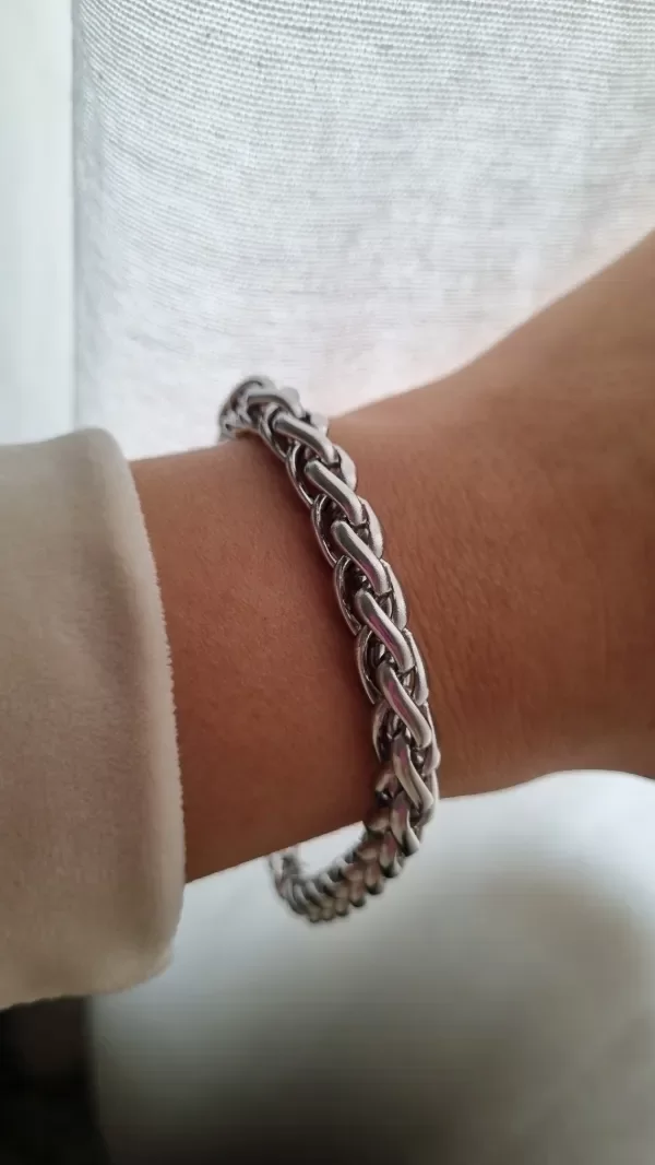 Producto - Pulsera espiga XL 22 cm Aq unisex