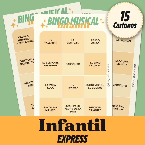 Producto - INFANTIL (Version Express - 15 Cartones)