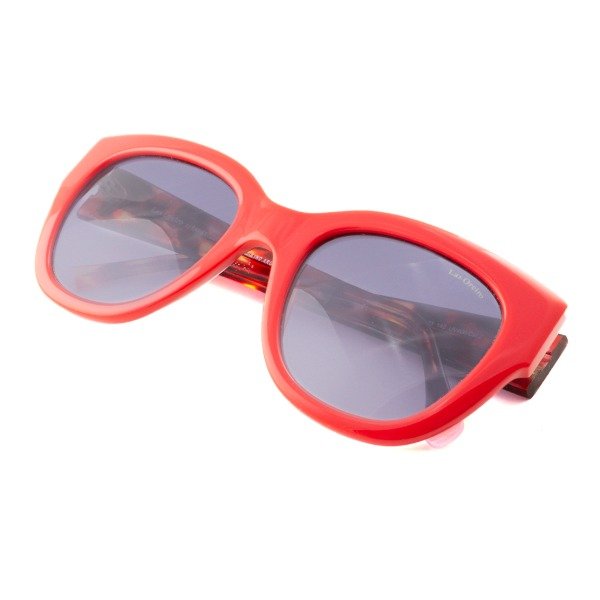 Producto - Las Oreiro 6206 Rojo Brillo - Cristales Gris Degradé - 3