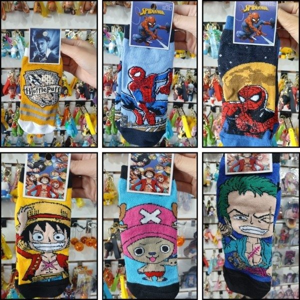 Producto - Medias Harry potter - Spiderman - One piece - Ingrese para elegir