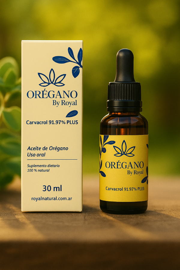 Producto - Aceite de Orégano Carvacrol 91.97 Royal x 30ml