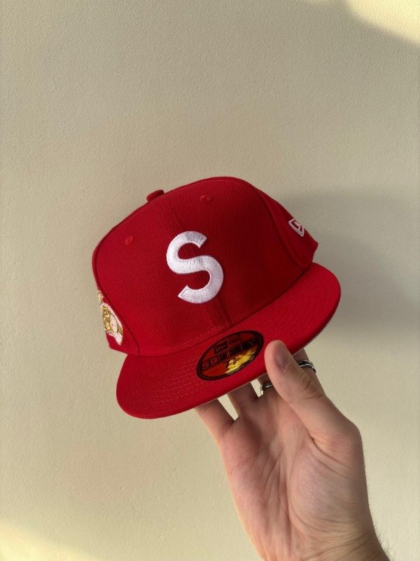 Producto - New Era x Supreme Jesus Piece S Red 59FIFTY Fitted MLB