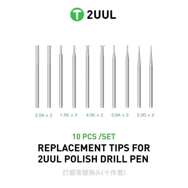 Producto - Puntas para Drill 2UUL DA82 10pcs