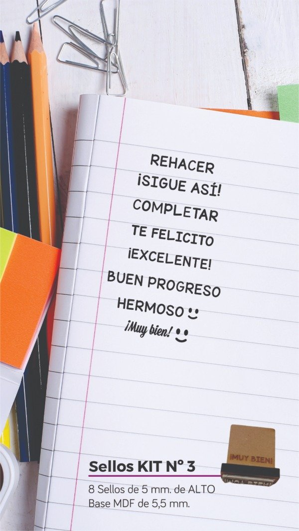 Producto - Sellos Kit 3 Docente