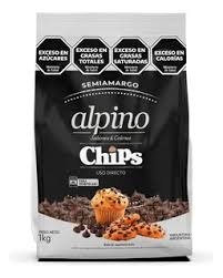 Producto - Chips (Gotitas) de chocolate Negro (x 1Kg) "Alpino"