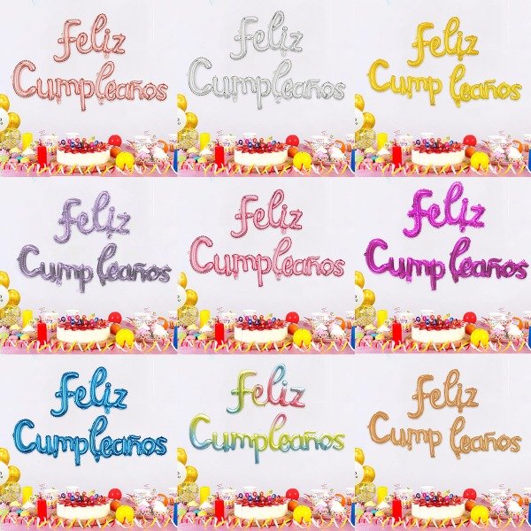 Producto - GLOBO METALIZADO FELIZ CUMPLEAÑOS CHICO