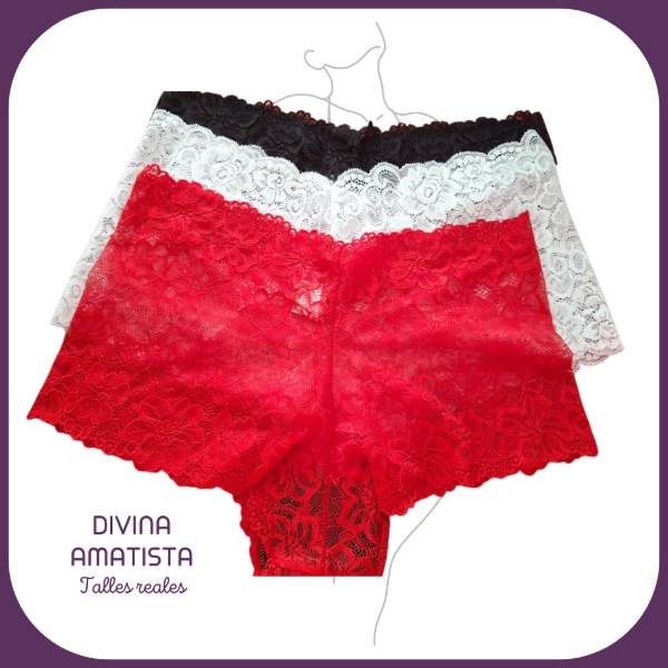 Producto - Culotes de Puntilla Pack X3