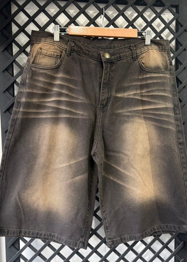 Producto - Bermuda super baggy gris oscura - 0