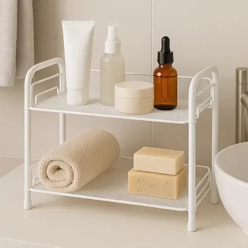 Producto - Estante 2 pisos de metal