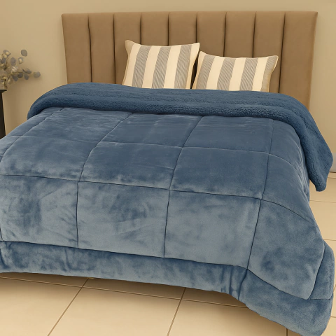 Producto - Edredón Frannel con corderito King