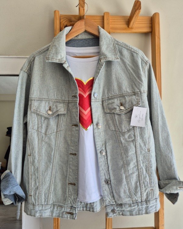 Producto - Campera Denim Premium Celeste