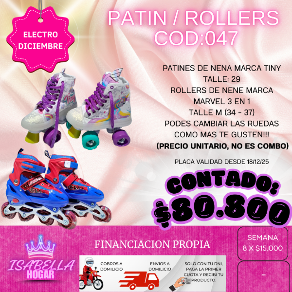 Producto - PATIN / ROLLERS COD:047
