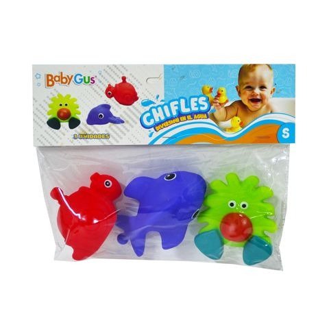 Producto - CHIFLE ANIMALES MARINOS X3 UNIDADES BLISTER EN 23X16CM