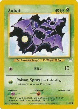 Producto - Zubat (59/64) [Neo Revelation Unlimited]