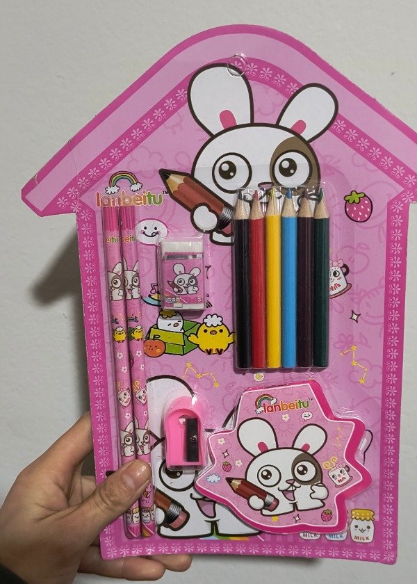 Producto - Kit librería conejo rosa