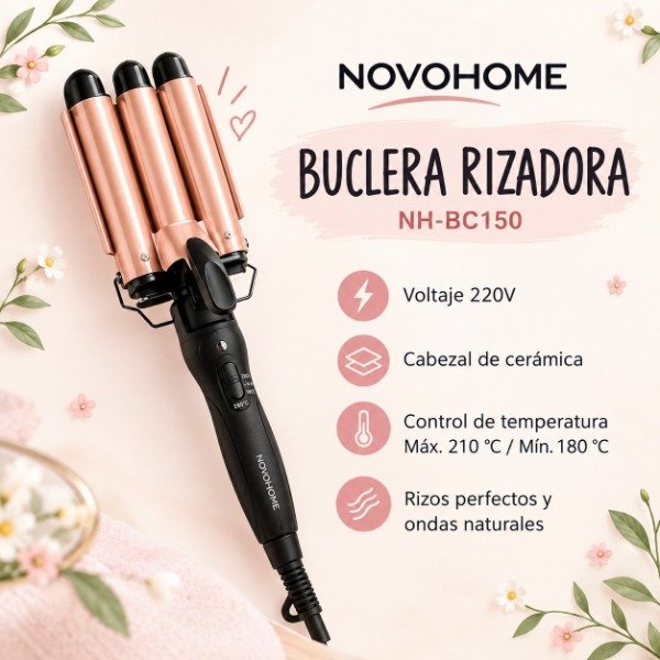 Producto - BUCLERA RIZADORA NOVOHOME NH-BC150