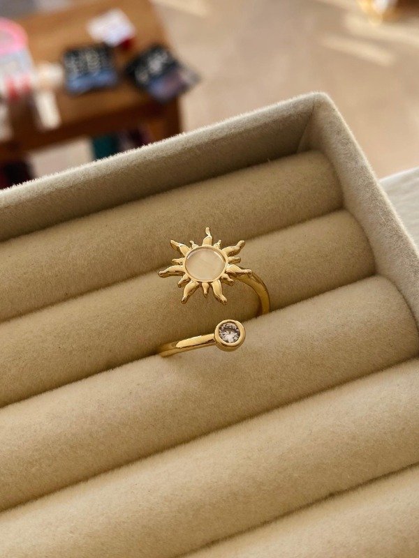 Producto - ANILLO RAPUNZEL DOBLE STRASS DORADO