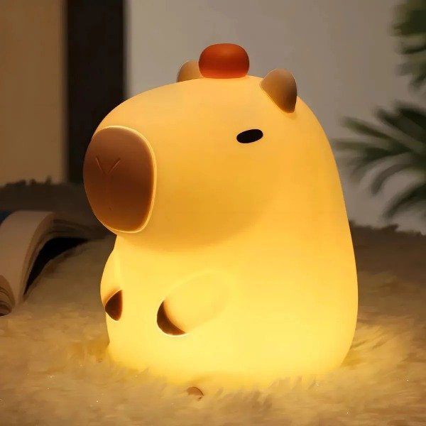 Producto - LAMPARA LUZ DE NOCHE-SILICONA CAPIBARA
