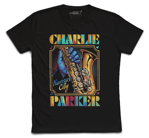 Producto - Remera Charlie Parker - Kansas City - Negra