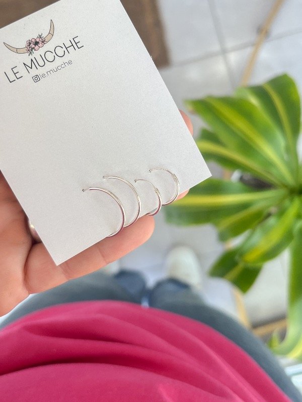 Producto - Mix 2 Argollitas lisas