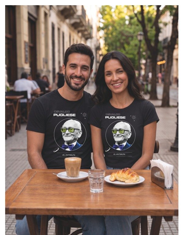 Producto - Remera Osvaldo Pugliese El Antimufa - Negra - 6