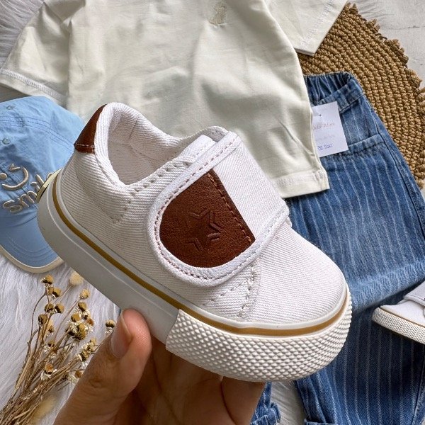 Producto - Zapas con abrojo en color BLANCO 19 al 22 - 0
