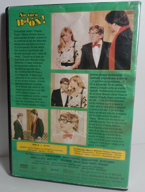 Producto - No toca botón! - Chiquito Reyes - DVD - 1