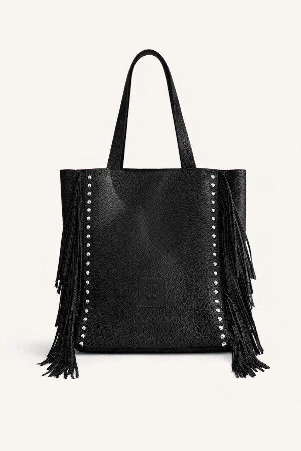 Producto - Bolso India de cuero con portacosméticos
