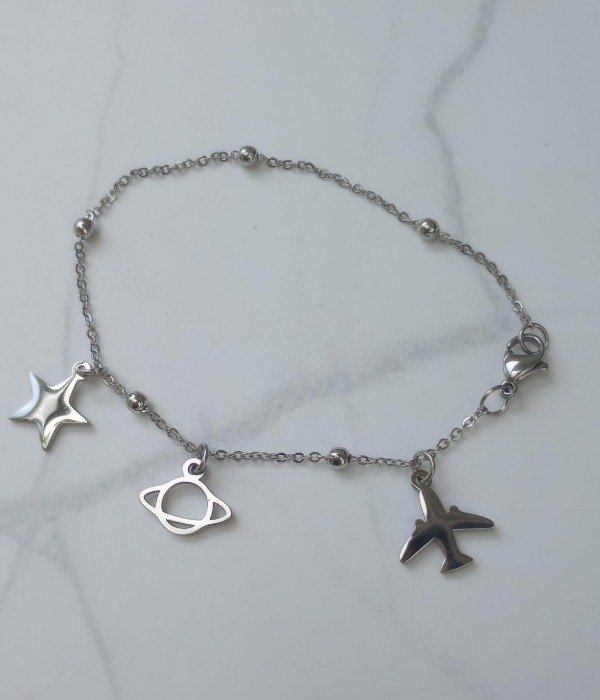 Producto - Pulsera con Bolitas y Dijes